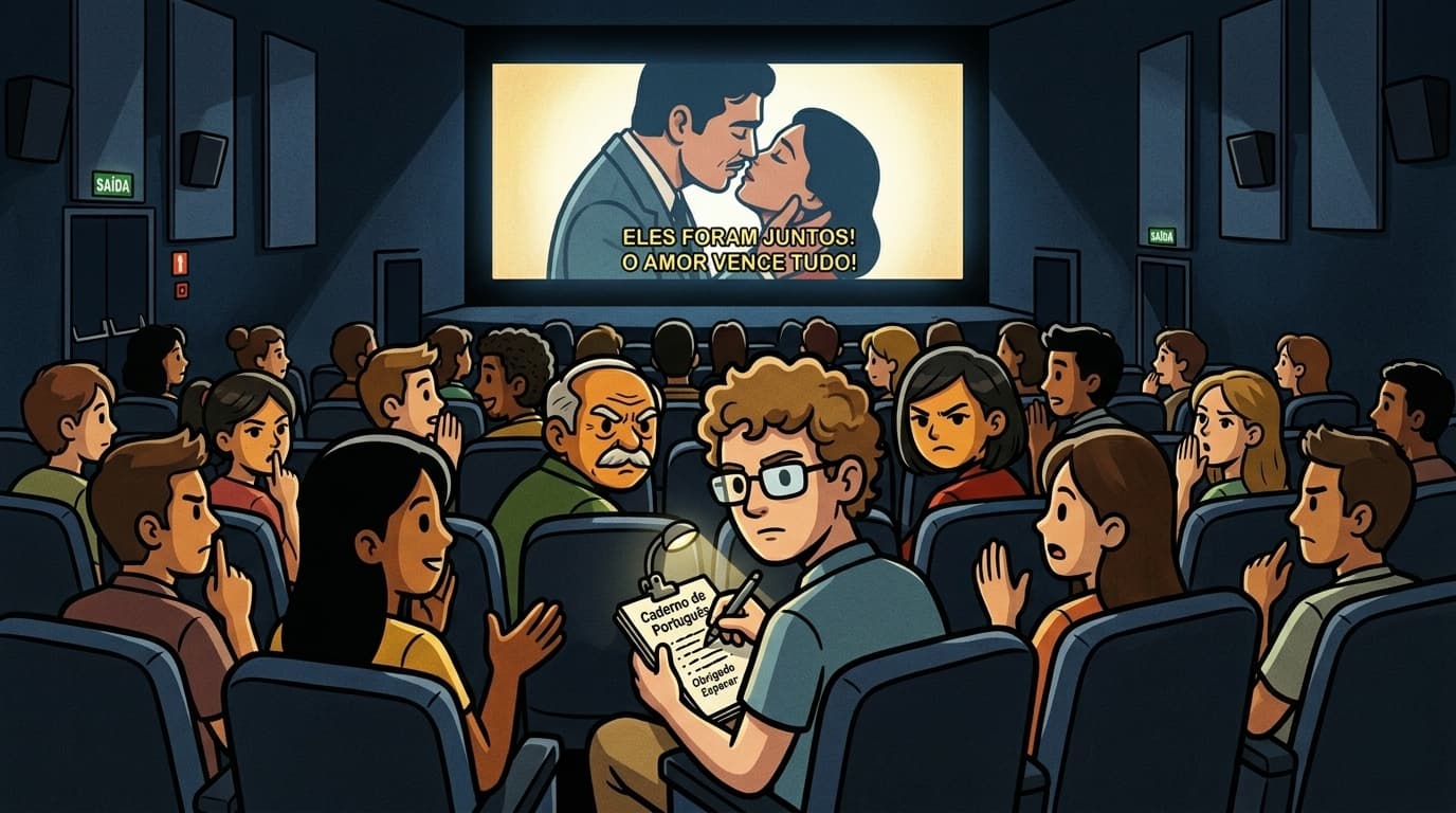 Personne regardant une chaîne YouTube brésilienne et une série Netflix pour apprendre le portugais brésilien à la maison